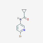 Structure of N-(6-bromopyridin-3-yl)cyclopropanecarboxamide