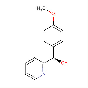 Structure of 2-Pyridinemethanol, a-(4-methoxyphenyl)-, (R)-