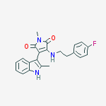 Chemical structure of 