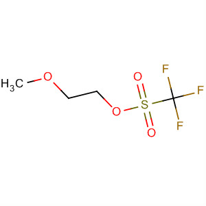 Trifluoro-methanesulfonic acid 2-methoxy-ethyl ester结构式