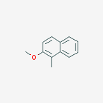 Naphthalene, 2-Methoxy-1-Methyl-结构式
