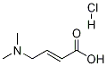 Structure of (E)-4-(diMethylaMino)but-2-enoic acid (Hydrochloride)