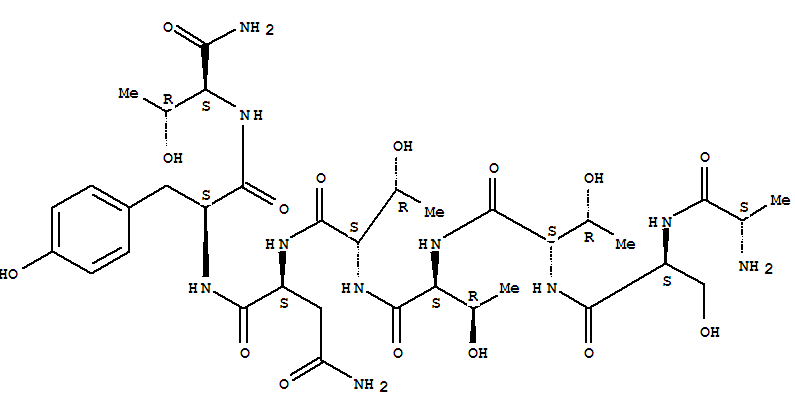 Structure of peptide T amide