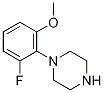 1-(2-fluoro-6-Methoxyphenyl)piperazine结构式