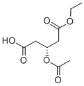 Structure of MONO-ETHYL (R)-3-ACETOXYGLUTARATE