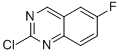 Structure of 2-chloro-6-fluoroquinazoline