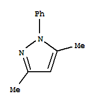 Structure of 3,5-DIMETHYL-1-PHENYLPYRAZOLE