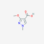 Structure of 3-methoxy-1-methyl-1H-pyrazole-4-carboxylic acid