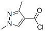 Structure of 1H-Pyrazole-4-carbonylchloride, 1,3-dimethyl-
