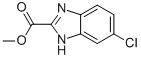 Structure of 6-CHLORO-1H-BENZOIMIDAZOLE-2-CARBOXYLIC ACID METHYL ESTER