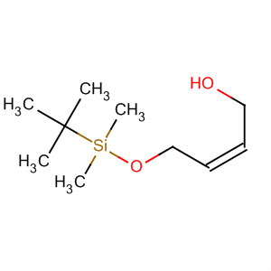 Structure of 2-Buten-1-ol, 4-[[(1,1-dimethylethyl)dimethylsilyl]oxy]-, (Z)-