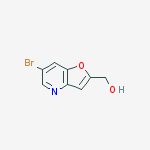 Structure of (6-Bromofuro[3,2-b]pyridin-2-yl)methanol