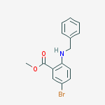 Structure of Methyl 2-(benzylamino)-5-bromobenzoate