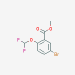 Structure of Methyl 5-broMo-2-(difluoroMethoxy)benzoate