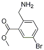 Structure of Benzoic acid, 2-(aMinoMethyl)-5-broMo-, Methyl ester
