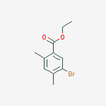 Ethyl 5-Bromo-2,4-Dimethylbenzoate结构式