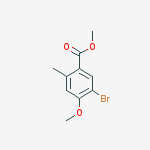 Structure of Methyl 5-BroMo-4-Methoxy-2-Methylbenzoate
