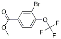 Structure of Methyl 3-broMo-4-(trifluoroMethoxy)benzoate