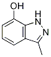 Structure of 3-methyl-1H-indazol-7-ol