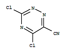 Structure of 1,2,4-Triazine-6-carbonitrile,3,5-dichloro-