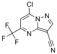 Pyrazolo[1,5-a]pyrimidine-3-carbonitrile,7-chloro-5-(trifluoromethyl)-结构式