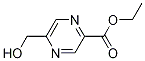 5-HydroxyMethyl-pyrazine-2-carboxylic acid ethyl ester结构式