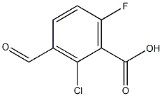 Structure of 2-Chloro-6-fluoro-3-forMylbenzoic acid