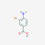 Structure of 3-Bromo-4-(methylamino)Benzoic Acid