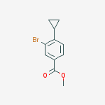 Structure of Methyl 3-bromo-4-cyclopropylbenzoate