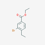 Structure of Ethyl 3-bromo-4-ethylbenzoate