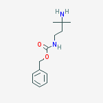 1-N-CBZ-3-METHYLBUTANE-1,3-DIAMINE结构式