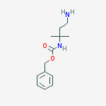 3-N-CBZ-3-Methylbutane-1,3-diaMine结构式