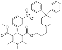 Structure of S(+)-NIGULDIPINE HYDROCHLORIDE