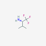 Structure of (S)-1,1,1-TRIFLUORO-3-METHYL-2-BUTYLAMINE