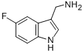 5-FLUORO-1H-INDOL-3-METHYLAMINE结构式