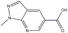 Structure of 1-METHYL-1H-PYRAZOLO[3,4-B]PYRIDINE-5-CARBOXYLIC ACID