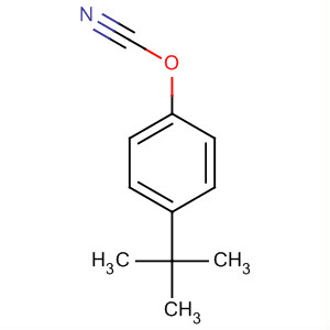 Chemical structure of Cyanic acid, 4-(1,1-dimethylethyl)phenyl ester