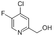 Structure of 4-CHLORO-5-FLUORO-2-PYRIDINEMETHANOL