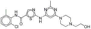 Structure of Dasatinib-d8