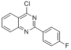 Structure of 4-CHLORO-2-(4-FLUORO-PHENYL)-QUINAZOLINE