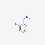 (2-iodophenyl)-N-methylmethanamine结构式