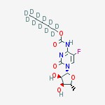 Structure of 5'-DEOXY-5-FLUORO-N-[(PENTYLOXY)CARBONYL]CYTIDINE-D11