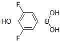 (3,5-difluoro-4-hydroxyphenyl)boronic acid结构式