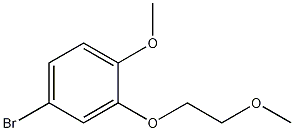 Structure of 4-Bromo-1-methoxy-2-(2-methoxyethoxy)benzene