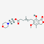 Structure of MYCOPHENOLATE MOFETIL-D4