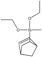 (5-双环(2.2.1)庚基-2-烯)甲基二乙氧基硅烷结构式