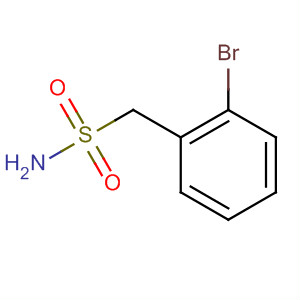 Structure of Benzenemethanesulfonamide, 2-bromo-