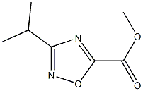 Structure of Methyl 3-isopropyl-1,2,4-oxadiazole-5-carboxylate