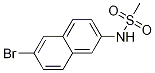 Structure of N-(6-BroMo-naphthalen-2-yl)MethanesulfonaMide