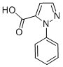 1-苯基-1H-吡唑-5-羧酸结构式